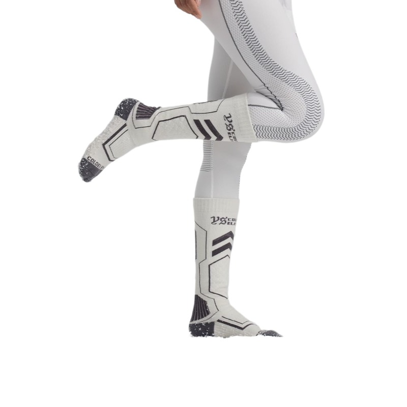 Thermal Sock Wool - Echte wollen skisokken meisjes met opbergtas,