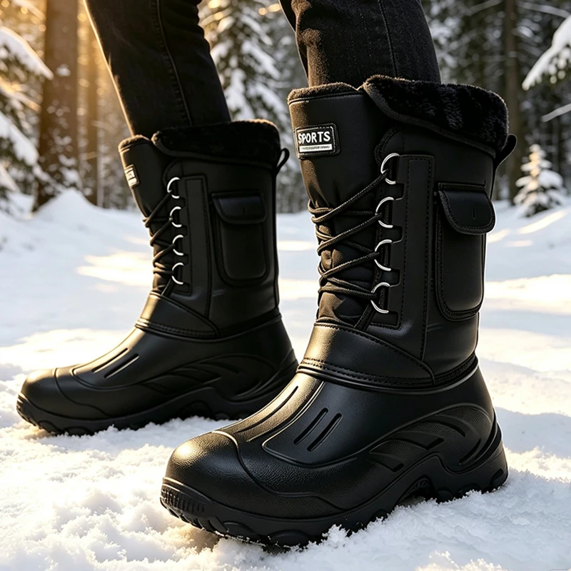 Waterproof Winter Boot - Mannen Winter Snowboots Outdoor Visschoenen Sneeuwtrekkingschoenen