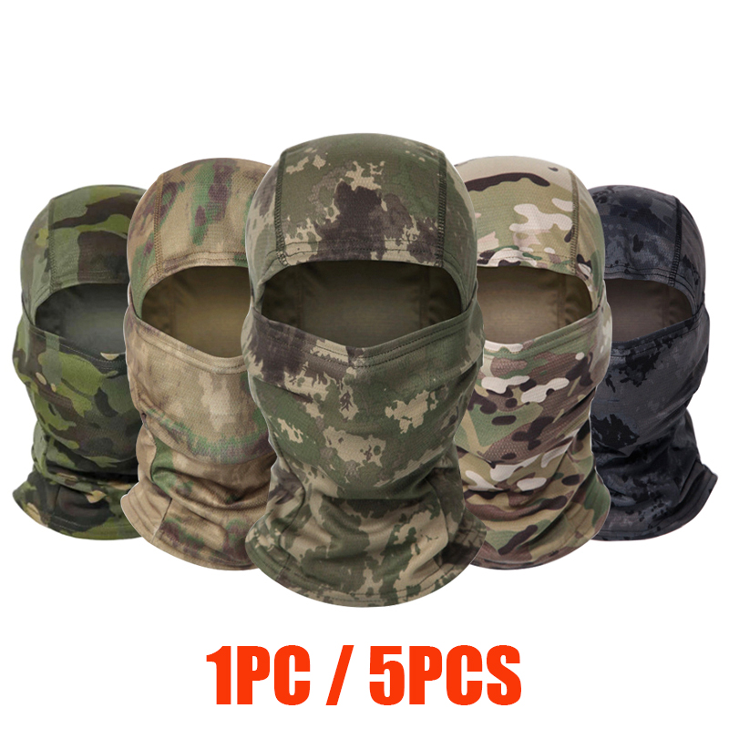 Balaclava Ski Mask - 1 st/5 stks Rekbare Ademende Bivakmuts