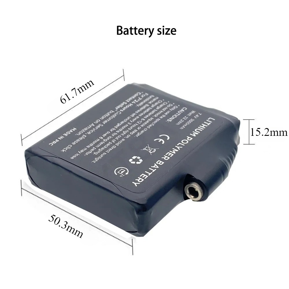 Handschoenbatterij 7,4 V 3000  - Heated Vest Battery recensie en prijs
