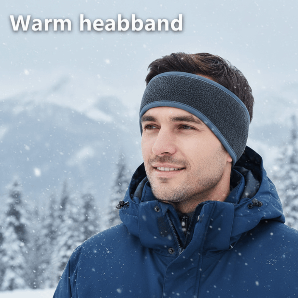 Warme fleece sporthoofdbanden  - Winter Headband Fleece recensie en prijs