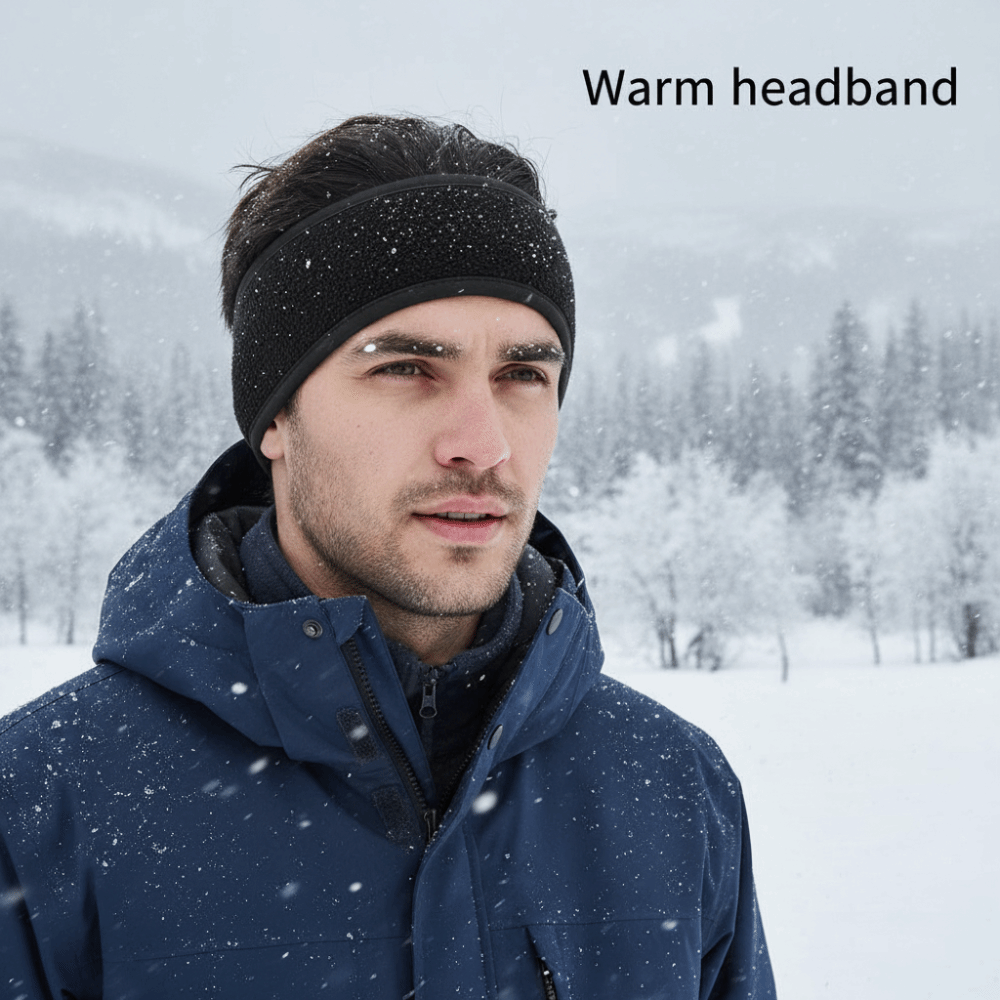 Warme fleece sporthoofdbanden  - Winter Headband Fleece recensie en prijs