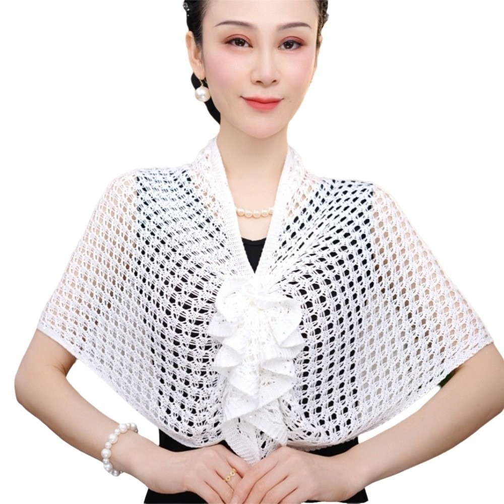 Glinsterend ontwerp, uitgehold - Shawl Wrap Winter recensie en prijs