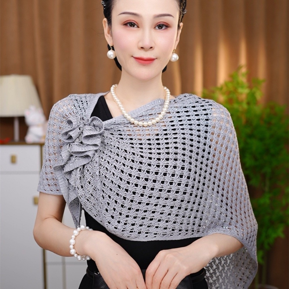 Glinsterend ontwerp, uitgehold - Shawl Wrap Winter recensie en prijs