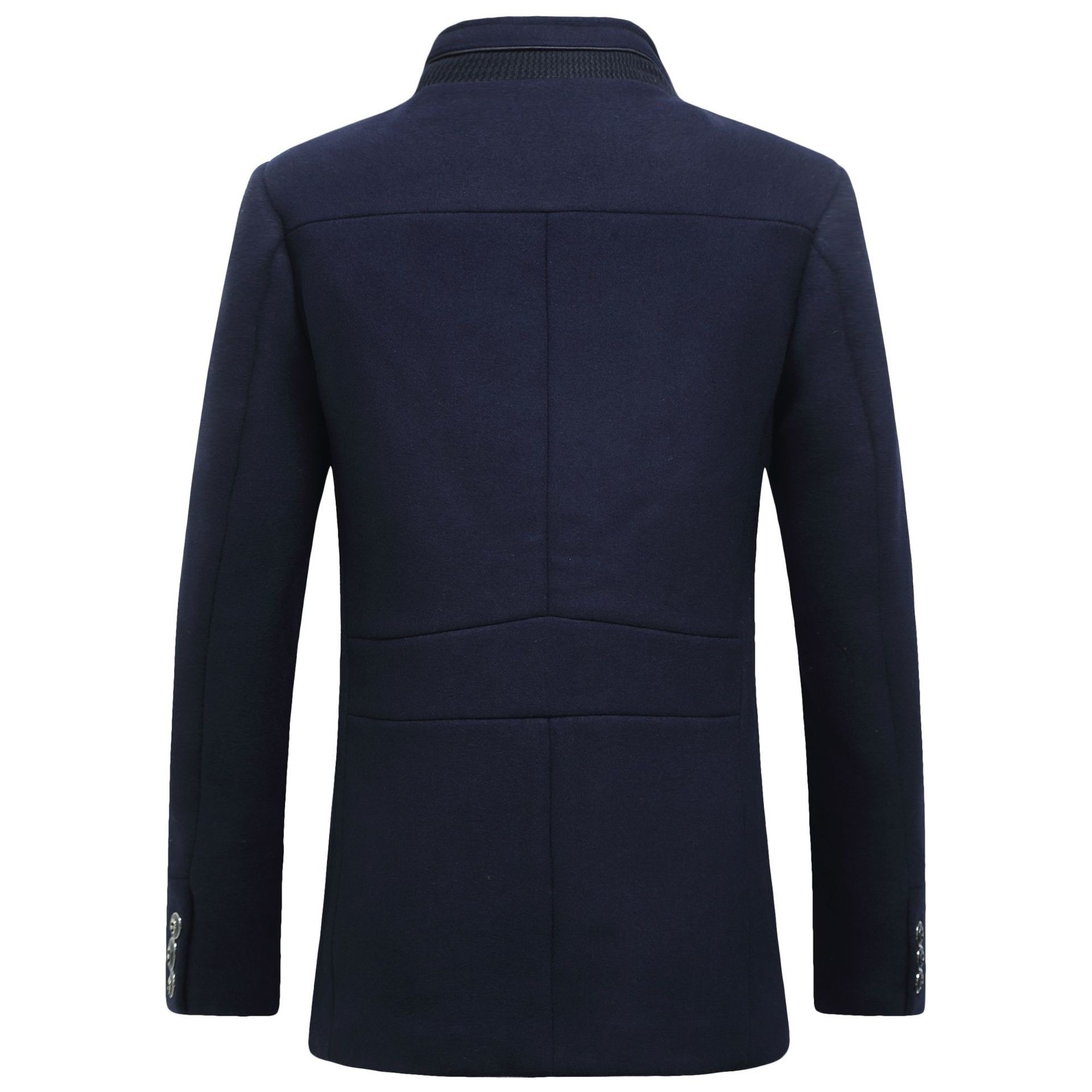 Mode Heren Wollen Jas Klassiek - Wool Coat Peacoat recensie en prijs