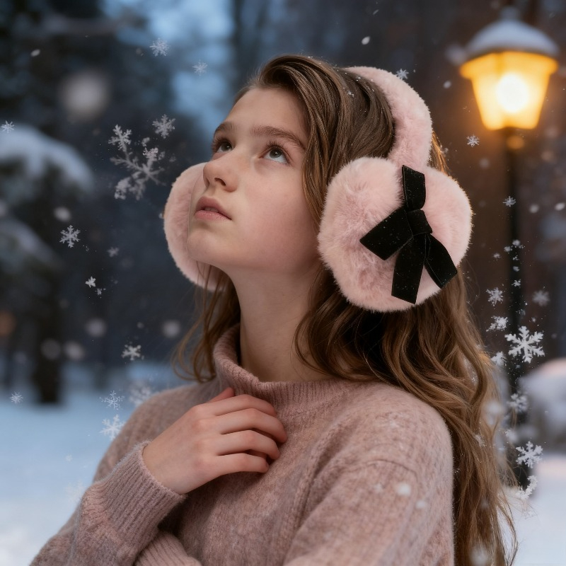 1pc dames winter effen kleur o - Earmuffs Foldable recensie en prijs
