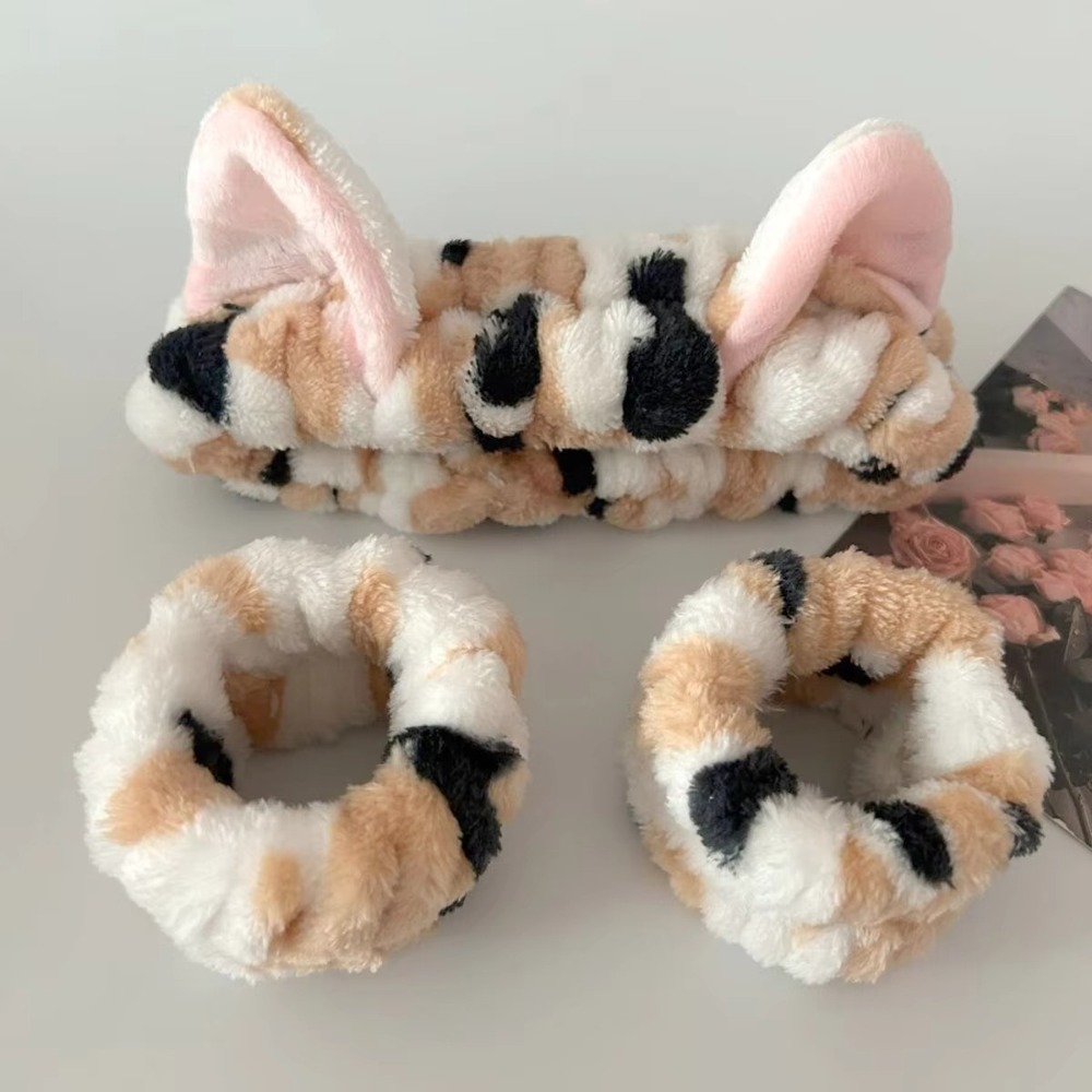 3 stks/set Luipaardprint Leuke - Winter Headband Fleece recensie en prijs