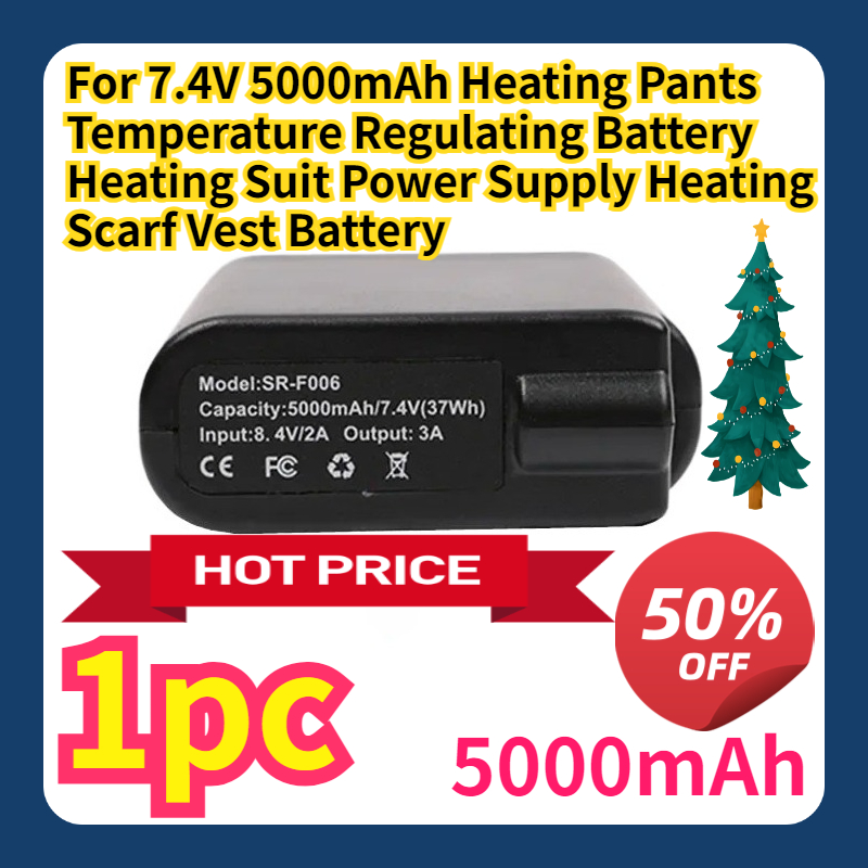 Voor 7.4V 5000mAh Verwarmingsb - Heated Vest Battery recensie en prijs