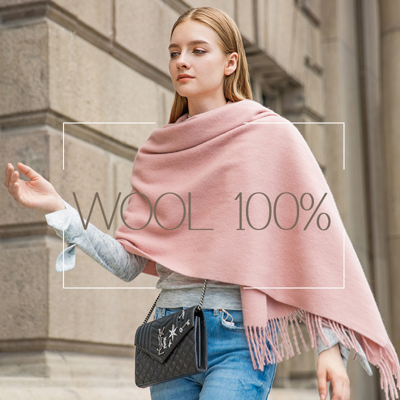 Wollen Winter Sjaal Damesmode  - Shawl Wrap Winter recensie en prijs