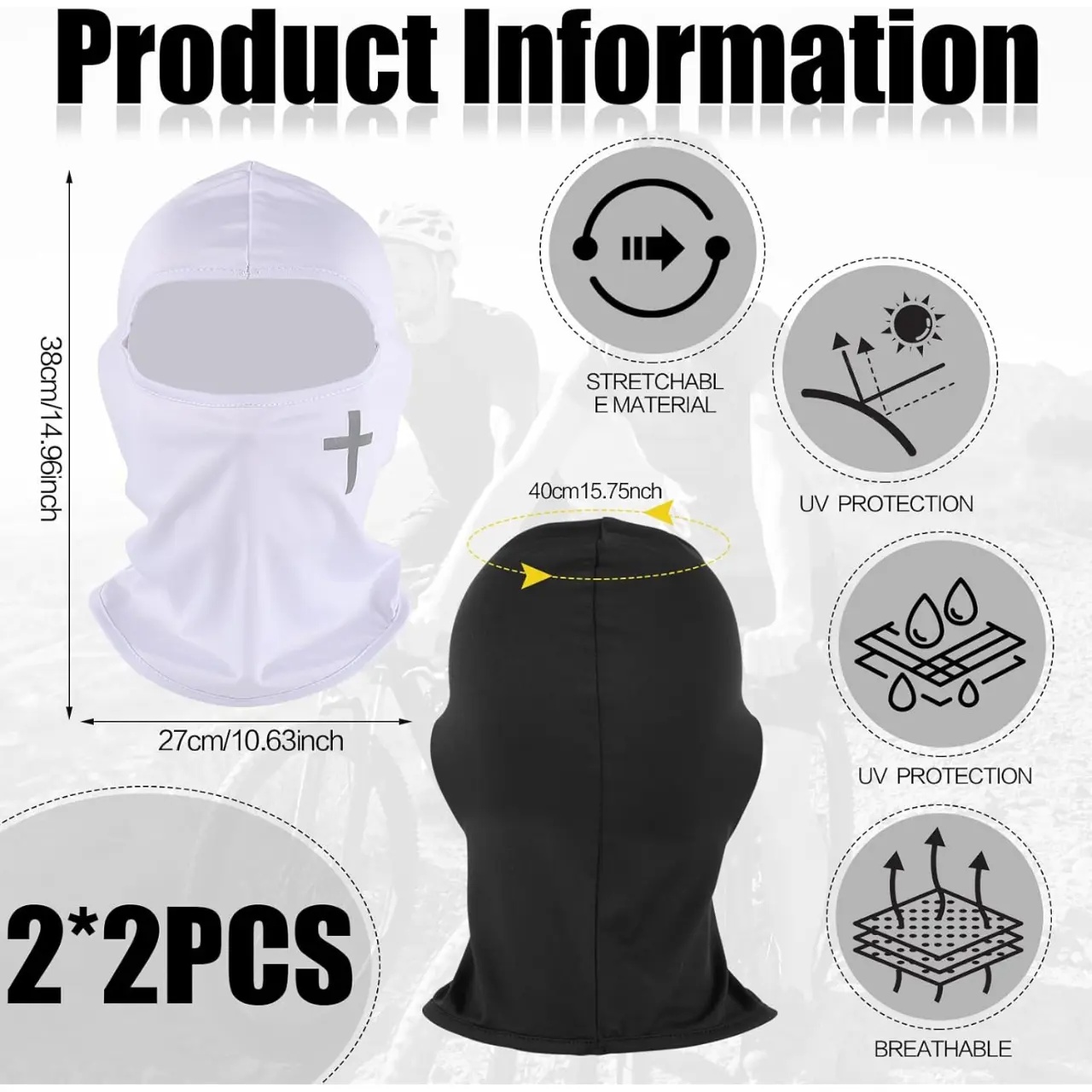 2 stuks volgelaatsmasker bivak - Balaclava Ski Mask recensie en prijs