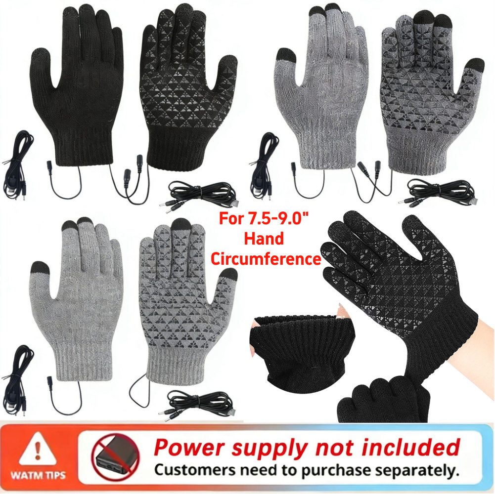 5-1Pairs USB Verwarmde Gebreid - Touch Screen Gloves recensie en prijs